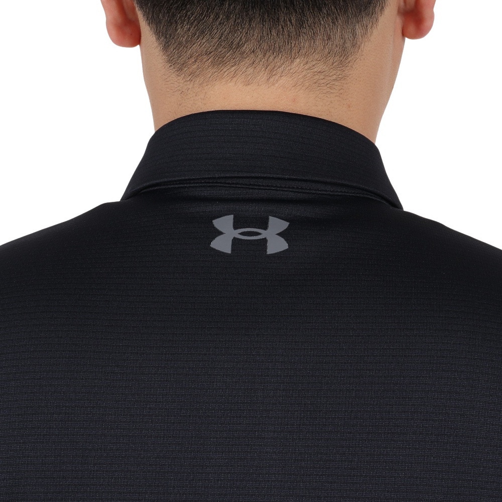 アンダーアーマー（UNDER ARMOUR）（メンズ）ゴルフウェア ポロシャツ メンズ テックポロシャツ 1290140 BLK/GPH/GPH GO