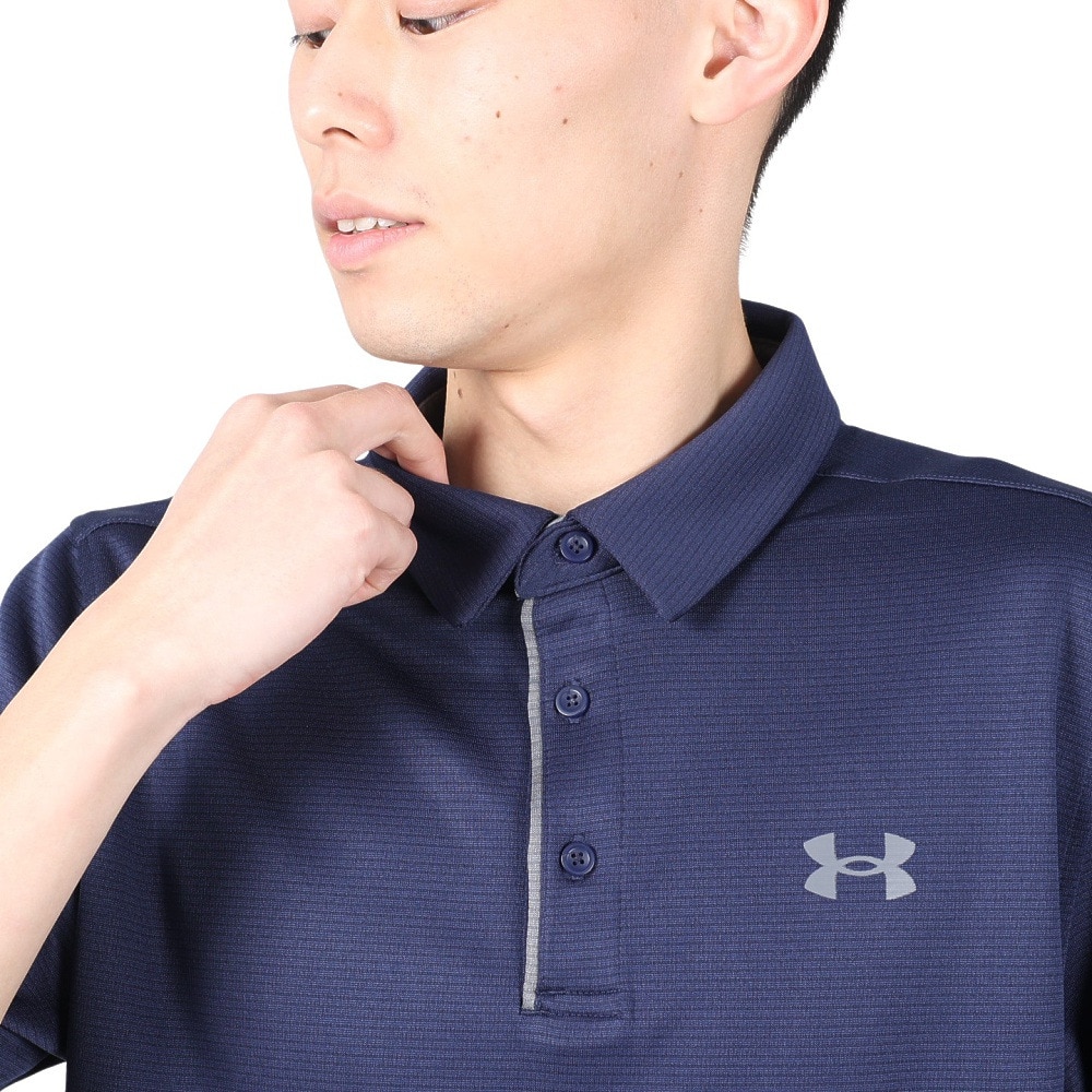 アンダーアーマー（UNDER ARMOUR）（メンズ）ゴルフウェア ポロシャツ メンズ テックポロシャツ 1290140 MDN/GPH/GPH GO