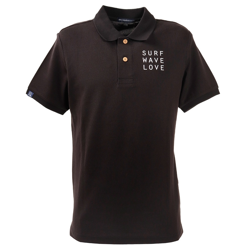 ゴルフウェア ポロシャツ メンズ U-SKEコラボ バックプリント半袖ポロシャツ 044-22446-019