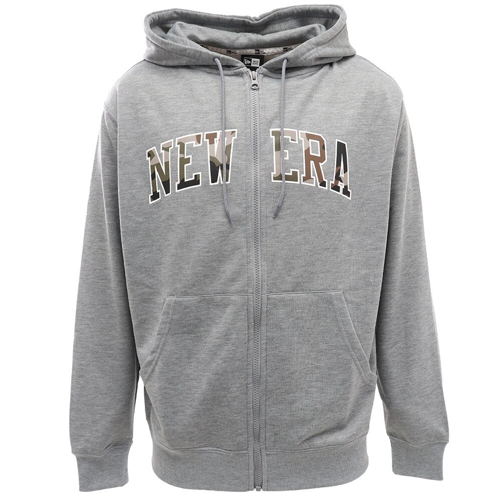  ゴルフウエア メンズ スウェット フルジップフーディー NEW ERA アーチロゴ GRY WC 12325274