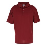 パフォーマンスギア（PG）（メンズ）ゴルフウエア メンズ ストライプジャガードポロシャツ PGLS-2001 RED