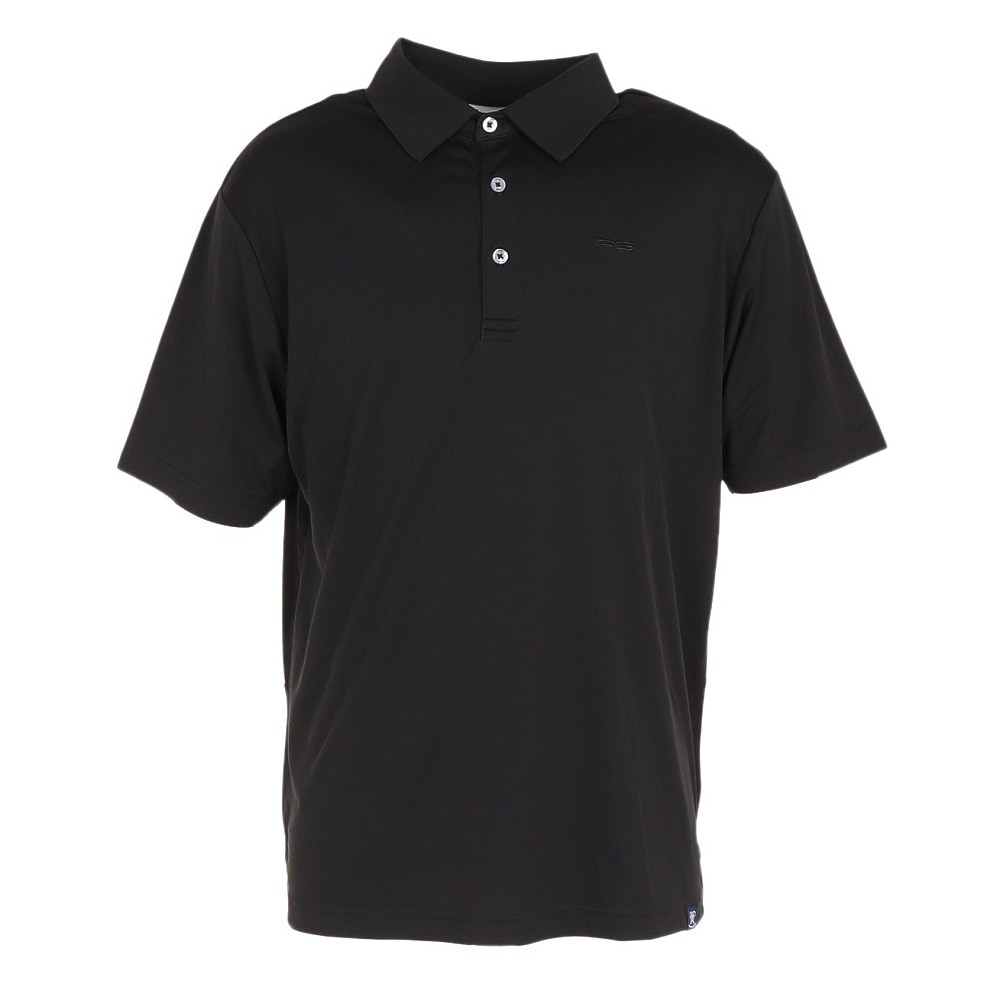 ＜ヴィクトリアゴルフ＞ ＰＧ ゴルフウエア メンズ バックロゴメッシュポロシャツ PGLS-2002 BLK Ｌ 90 ウェア