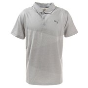 プーマ（PUMA）（メンズ）ゴルフウェア ポロシャツ メンズ オルタニットジャガードポロシャツ597532-01