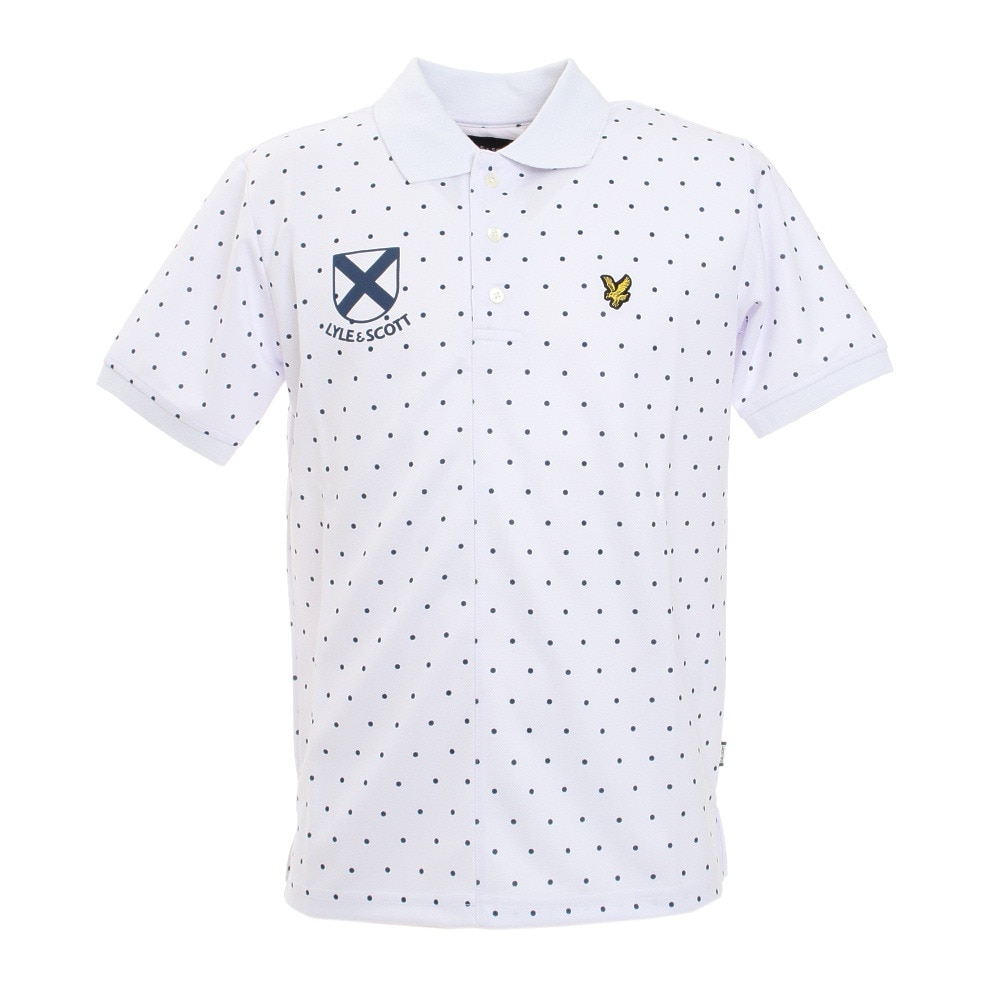 ライルアンドスコット（LYLESCOTT）（メンズ）ゴルフウェア PIQUE 半袖ポロシャツ LSM-0A-AP04-WHITE ゴルフ 用品はヴィクトリアゴルフ