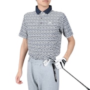 エピキュール（epicure）（メンズ）ゴルフウェア バスクウェーブジャカード半袖シャツ 151-23841-004