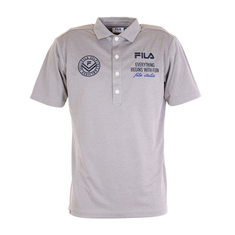 フィラ（FILA）（メンズ）ゴルフウェア 半袖シャツ 780600X -GY