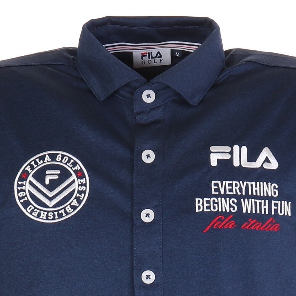 フィラ（FILA）（メンズ）ゴルフウェア 半袖シャツ 780600X -NV