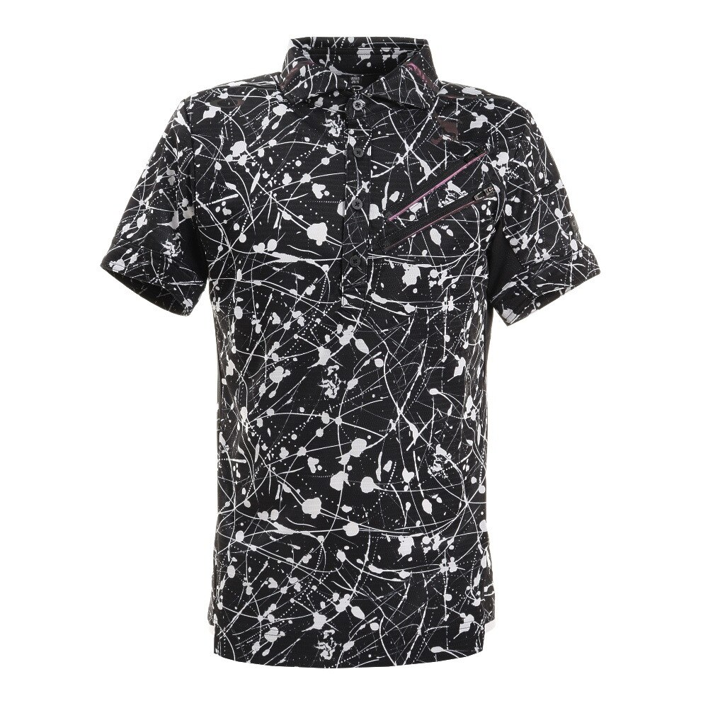  SKULL AURORA CALLIGRAPHIC SHIRT 半袖ポロシャツ FOA402481-00G