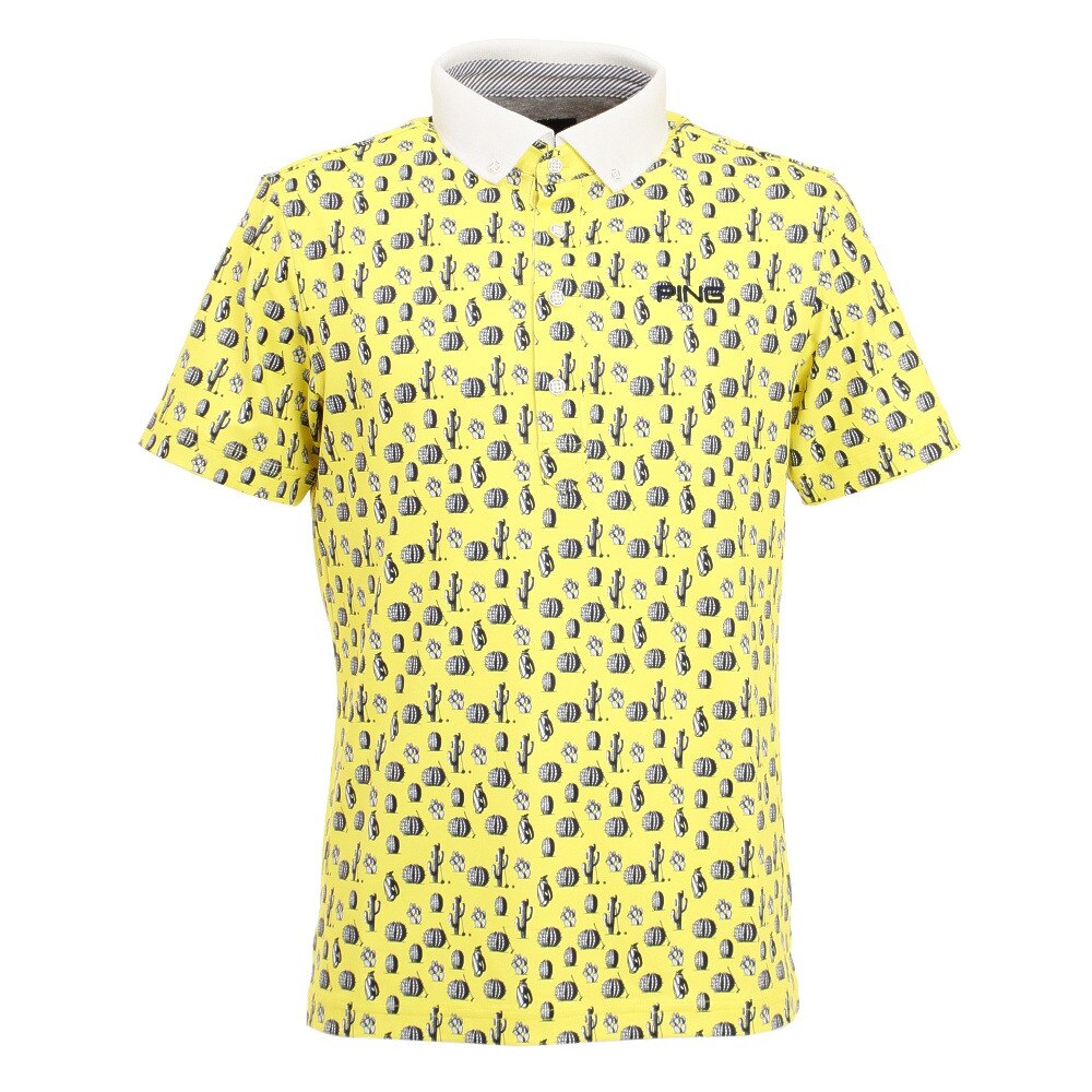  ボタンダウン 半袖ポロシャツ 621-1160007-060