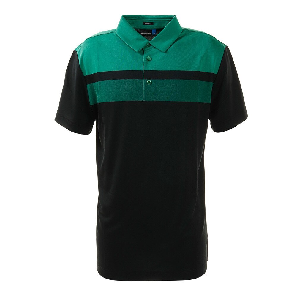 何でも揃う Jリンドバーグ メンズ ロゴプリント メッシュ生地 半袖