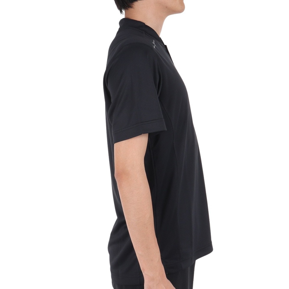 トミーアーマー（Tommy Armour）（メンズ）ゴルフウェア nanoguardヘンリーネックシャツ 403TA1NB8091 BLK★★★
