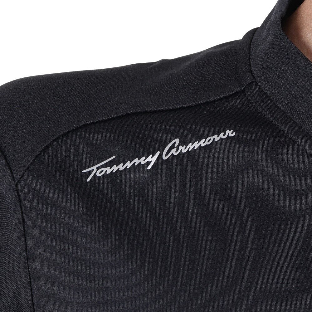 トミーアーマー（Tommy Armour）（メンズ）ゴルフウェア nanoguardヘンリーネックシャツ 403TA1NB8091 BLK★★★