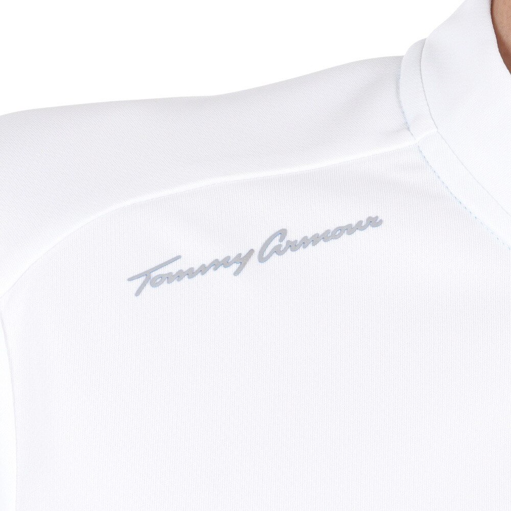 トミーアーマー（Tommy Armour）（メンズ）ゴルフウェア nanoguardヘンリーネックシャツ 403TA1NB8091WHT★★★