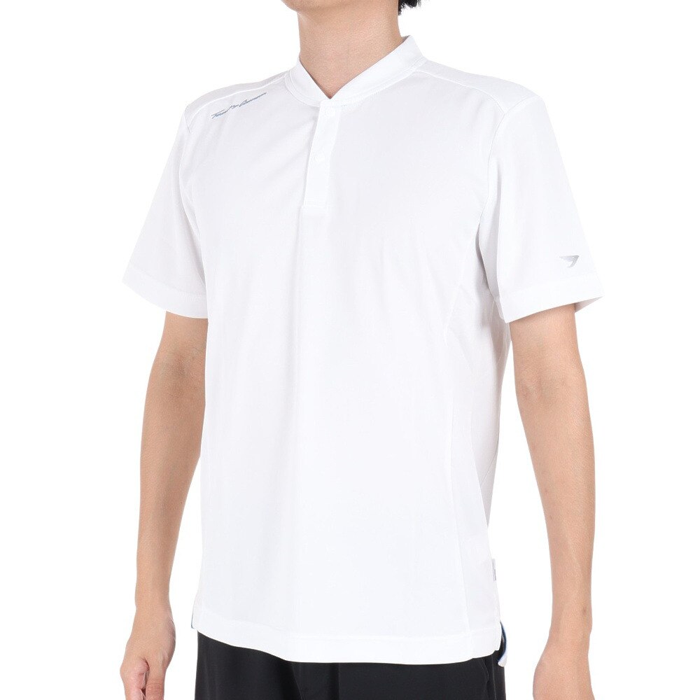 トミーアーマー（Tommy Armour）（メンズ）ゴルフウェア nanoguardヘンリーネックシャツ 403TA1NB8091WHT★★★