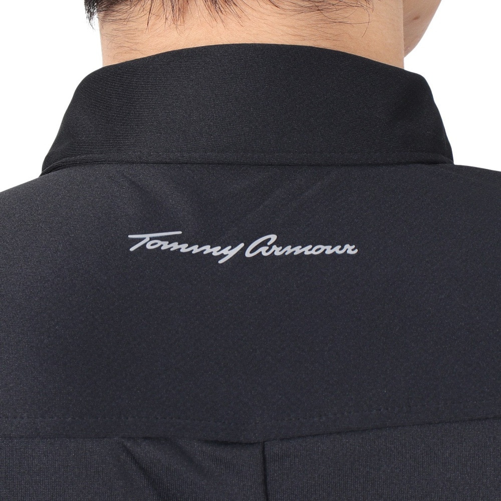 トミーアーマー（Tommy Armour）（メンズ）ゴルフウェア nanoguardポロシャツ 403TA1NB8092 BLK★★★