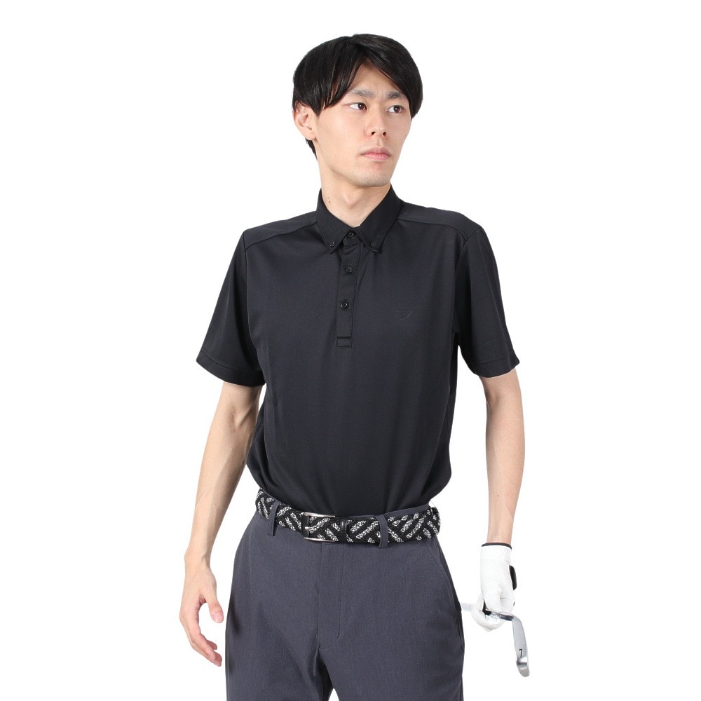 トミーアーマー（Tommy Armour）（メンズ）ゴルフウェア nanoguardポロシャツ 403TA1NB8092 BLK★★★