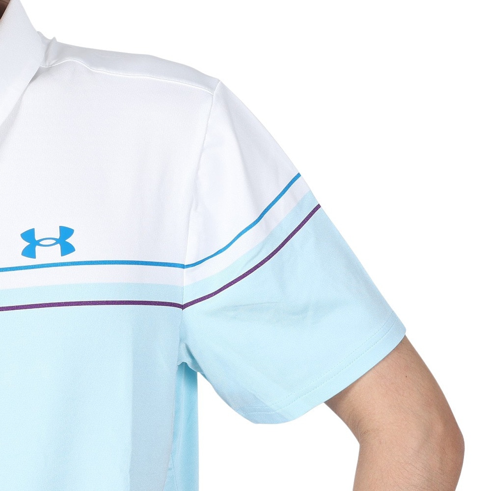 アンダーアーマー（UNDER ARMOUR）（メンズ）ゴルフウェア 春夏 吸汗速乾 UVカット 高通気 プレーオフ 半袖ポロシャツ2.0 1327037 141