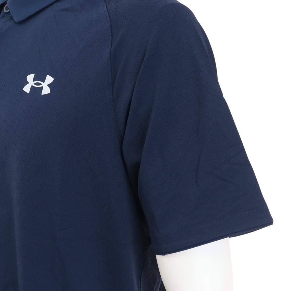 アンダーアーマー（UNDER ARMOUR）（メンズ）ゴルフウェア 吸汗速乾 ひんやり冷感 アイソチル 半袖ポロシャツ 1370090 408★★★