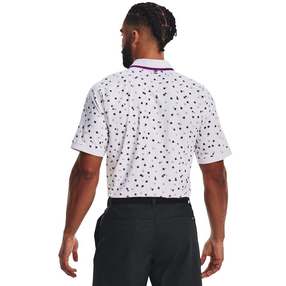アンダーアーマー（UNDER ARMOUR）（メンズ）ゴルフウェア 半袖 速乾 アイソチル ポロ フローラル 1370091 100★★★