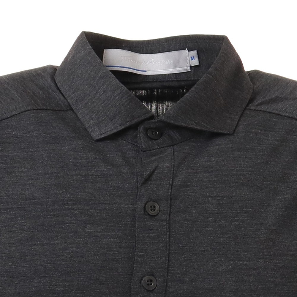 トミーアーマー（Tommy Armour）（メンズ）ゴルフウェア 日本製 REDA WOOL 半袖 ポロシャツ 403TA1TRJ1480 GRY★★★