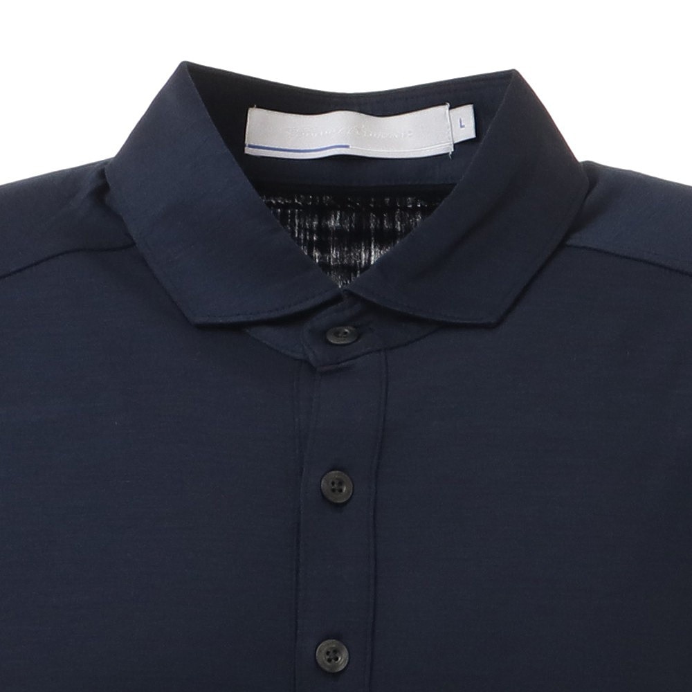 トミーアーマー（Tommy Armour）（メンズ）ゴルフウェア 日本製 REDA WOOL 半袖 ポロシャツ 403TA1TRJ1480 NVY★★★