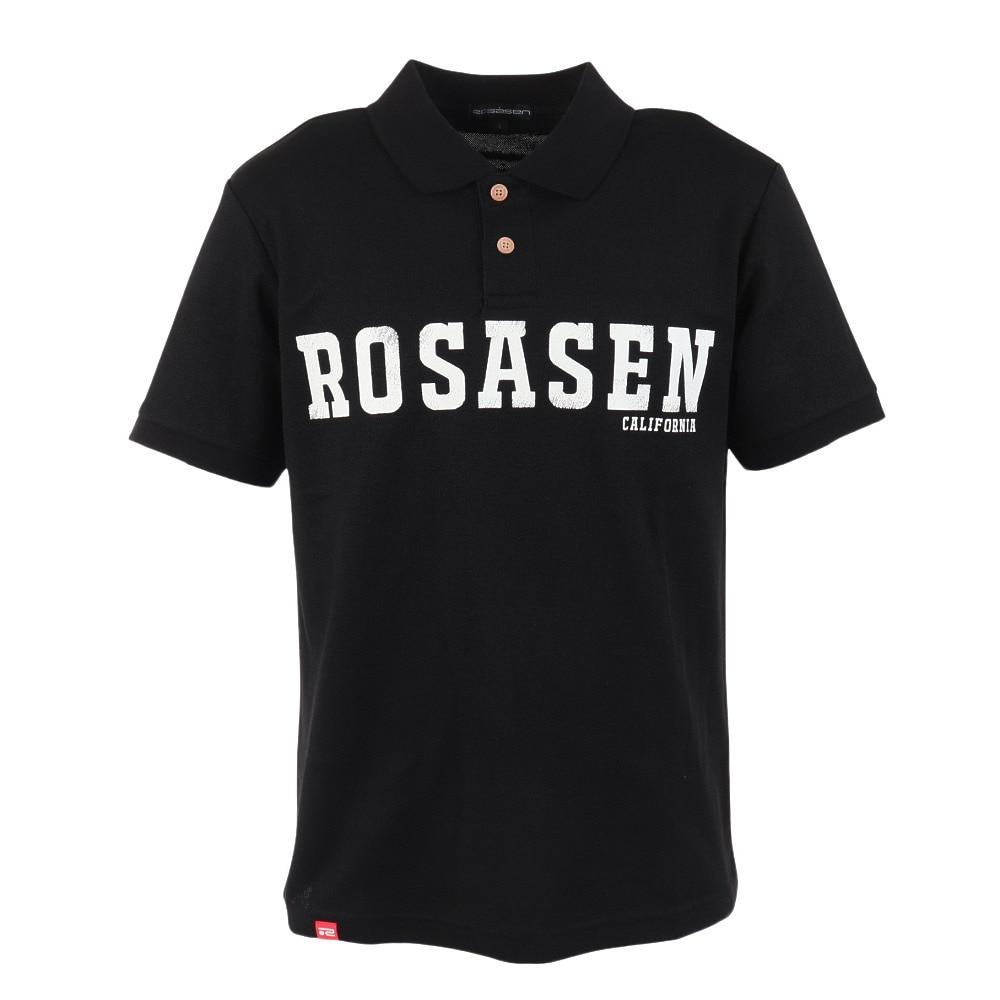 ROSASEN（メンズ）ゴルフウェア 鹿の子セオアルファ 半袖ポロ 044-26244-019