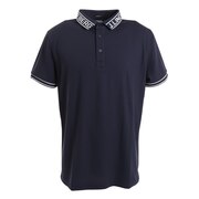 J.LINDEBERG（メンズ）ゴルフウェア リブ襟ポロシャツ 071-26350-098