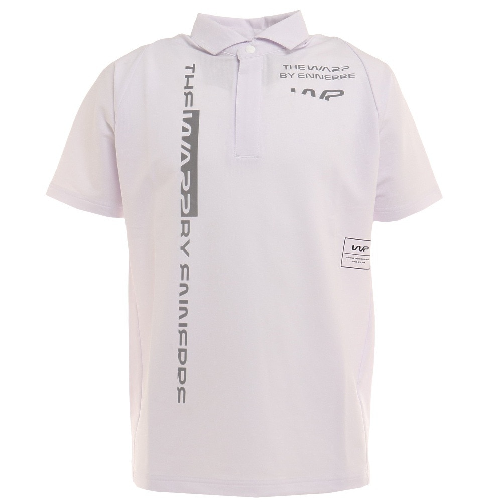Ｔｈｅ Ｗａｒｐ Ｂｙ Ｅｎｎｅｒｒｅ ゴルフウェア グラフィックジップポロシャツ WG5MTG10 WHT Ｌ 10 ゴルフの画像