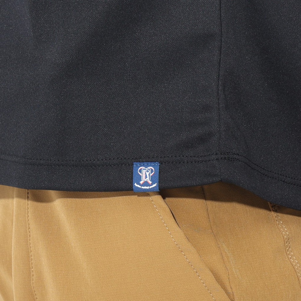 パフォーマンスギア（PG）（メンズ）ゴルフウェア 半袖 吸汗 速乾 冷感 ポロシャツ バックメッシュ 403PG22EG2038 BLK