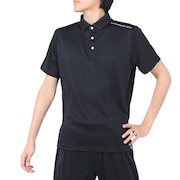 パフォーマンスギア（PG）（メンズ）ゴルフウェア 半袖 吸汗 速乾 冷感 ポロシャツ バックメッシュ 403PG22EG2038 BLK