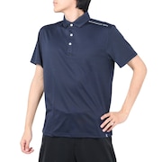 パフォーマンスギア（PG）（メンズ）ゴルフウェア 半袖 吸汗 速乾 冷感 ポロシャツ バックメッシュ 403PG22EG2038 NVY