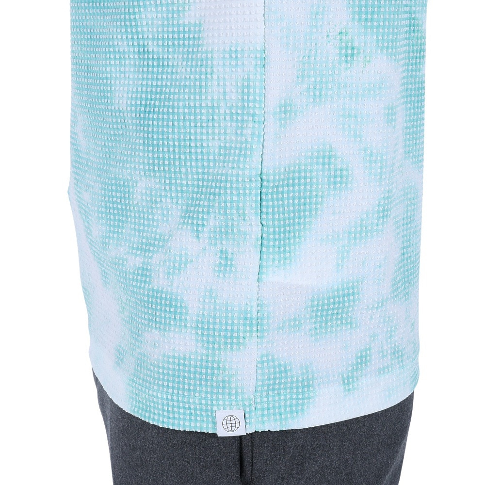 アディダス（adidas）（メンズ）ゴルフウェア 軽快 ストレッチ PLAY GREEN スプレーダイ 半袖ポロシャツ CK482-HC7912W/MI