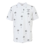 ホーンガーメント（HORN G.M.T）（メンズ）ゴルフウェア Palm City ポロシャツ HCM-2A-AP18-WHITE