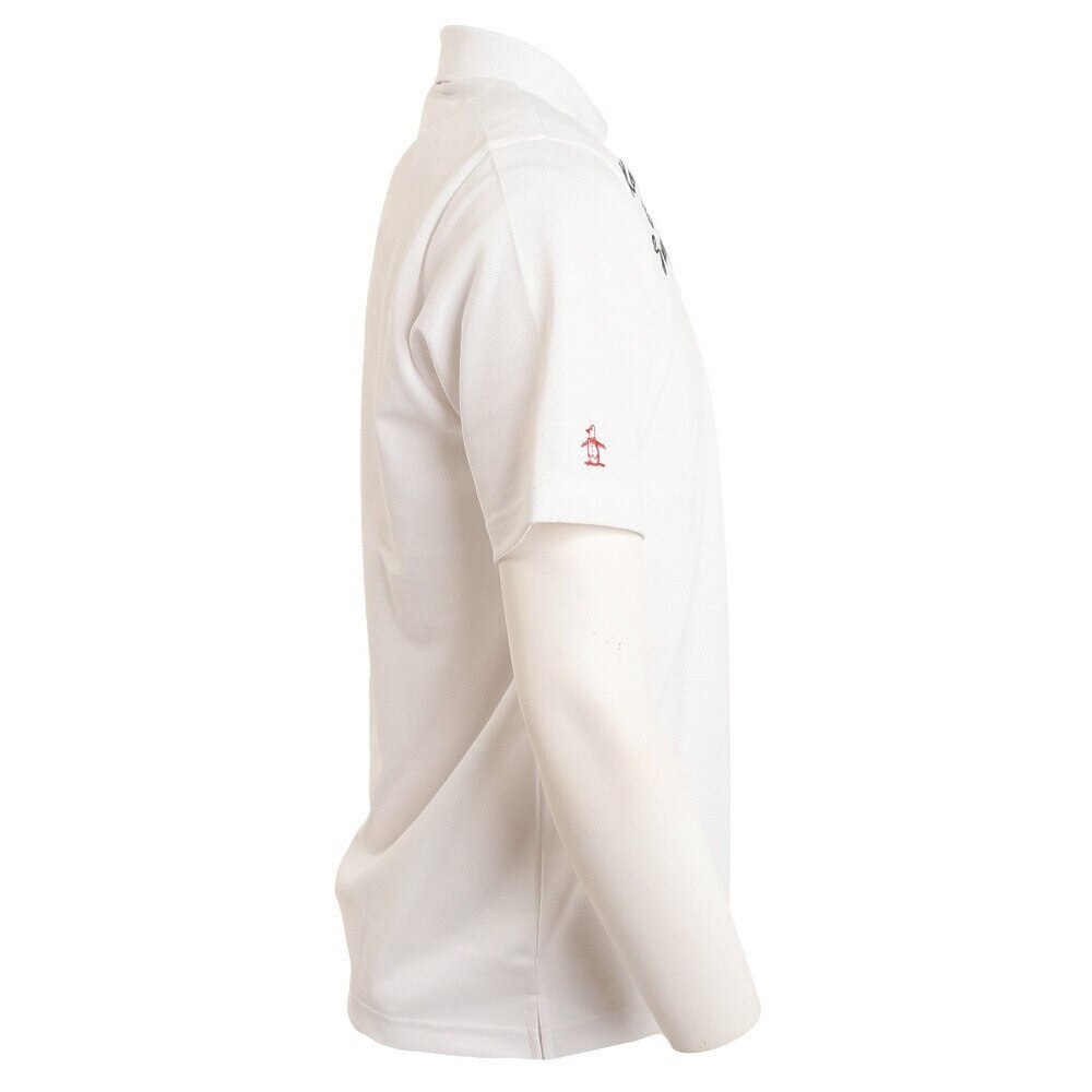 マンシングウエア（MUNSING WEAR）（メンズ）ゴルフウェア スイングペンギンモチーフ半袖シャツ MGMTJA05CH WH00