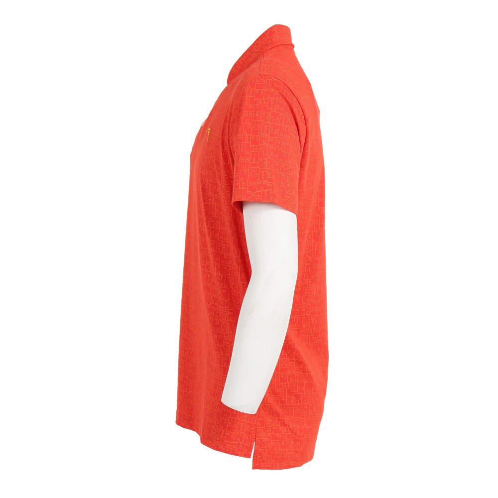 シェルボ（CHERVO）（メンズ）ゴルフウェア 吸水 速乾 ハーバープリント 半袖 ポロシャツ 031-26441-035