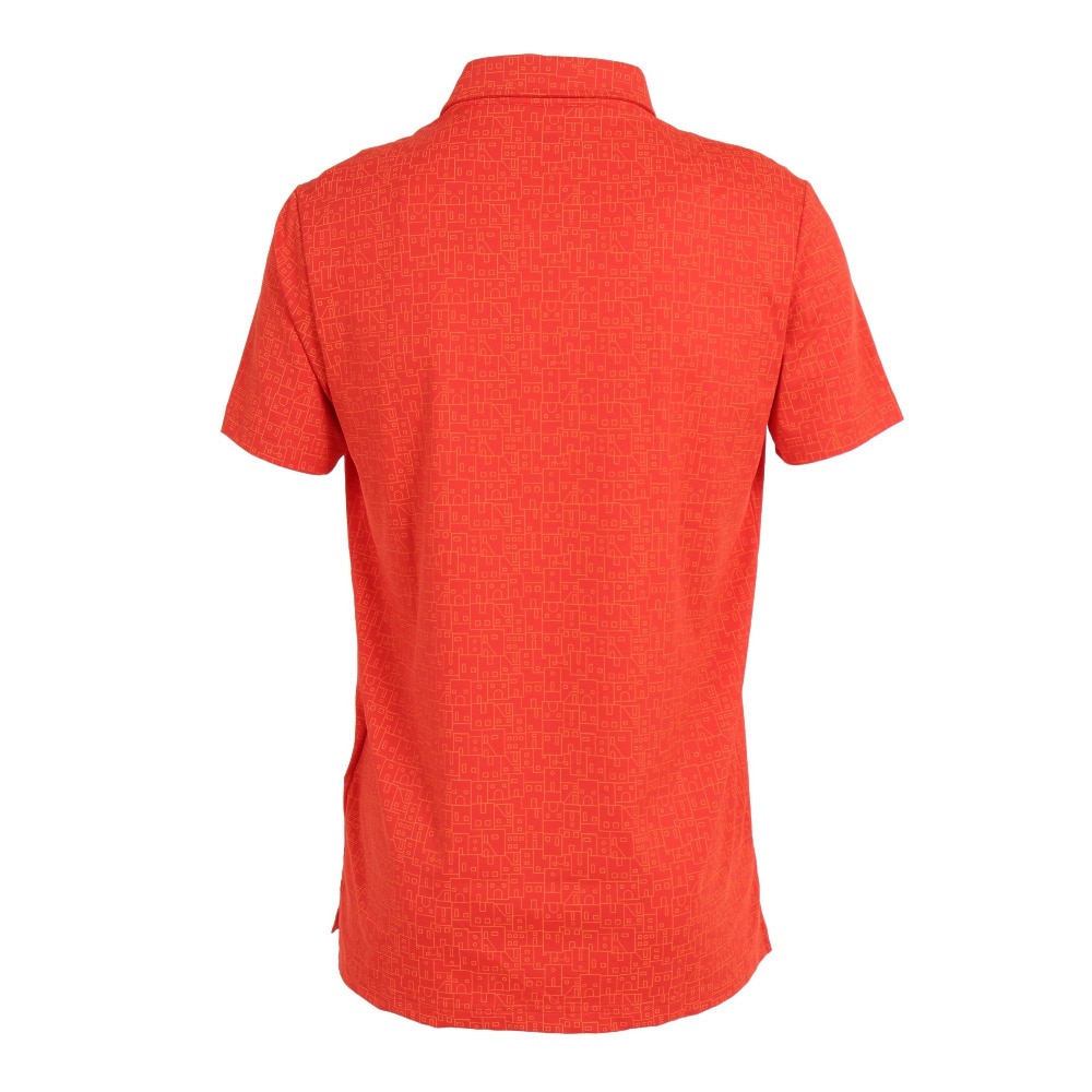シェルボ（CHERVO）（メンズ）ゴルフウェア 吸水 速乾 ハーバープリント 半袖 ポロシャツ 031-26441-035
