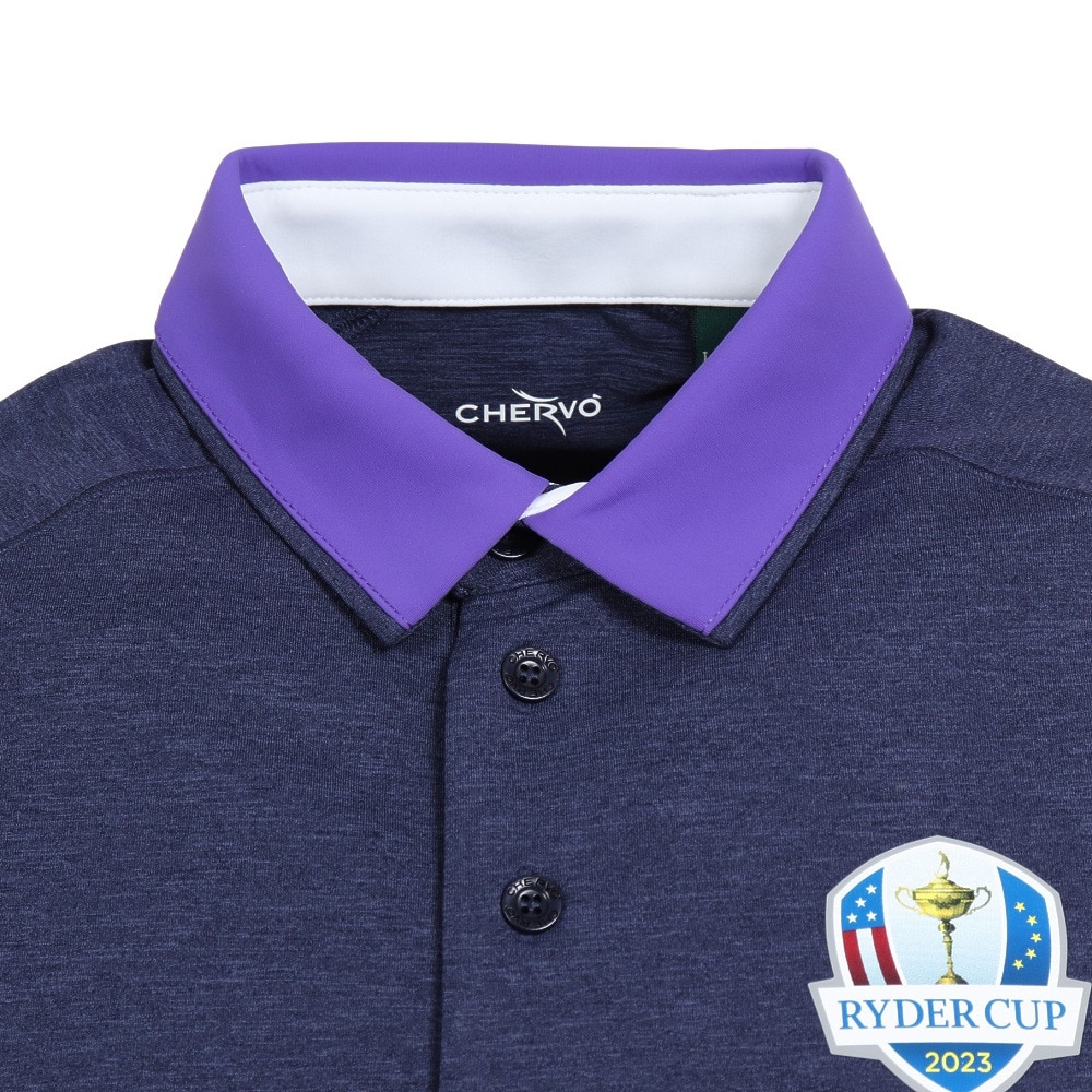シェルボ（CHERVO）（メンズ）ゴルフウェア ARIOLIRYD 半袖 ポロシャツ 031-26840-097