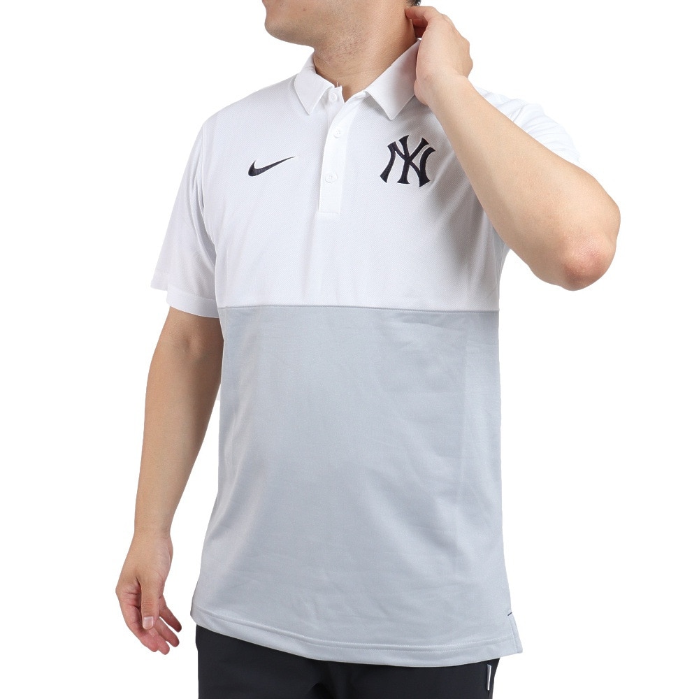 ナイキ（NIKE）（メンズ）ゴルフウェア 半袖 ニューヨーク・ヤンキース ベースライン ポロシャツ NKEI-11F1-NK-OOK | ゴルフ 用品はヴィクトリアゴルフ