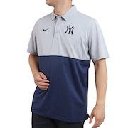 ナイキ（NIKE）（メンズ）ゴルフウェア 半袖 ニューヨーク・ヤンキース ベースライン ポロシャツ NKEI-11G5-NK-OOK