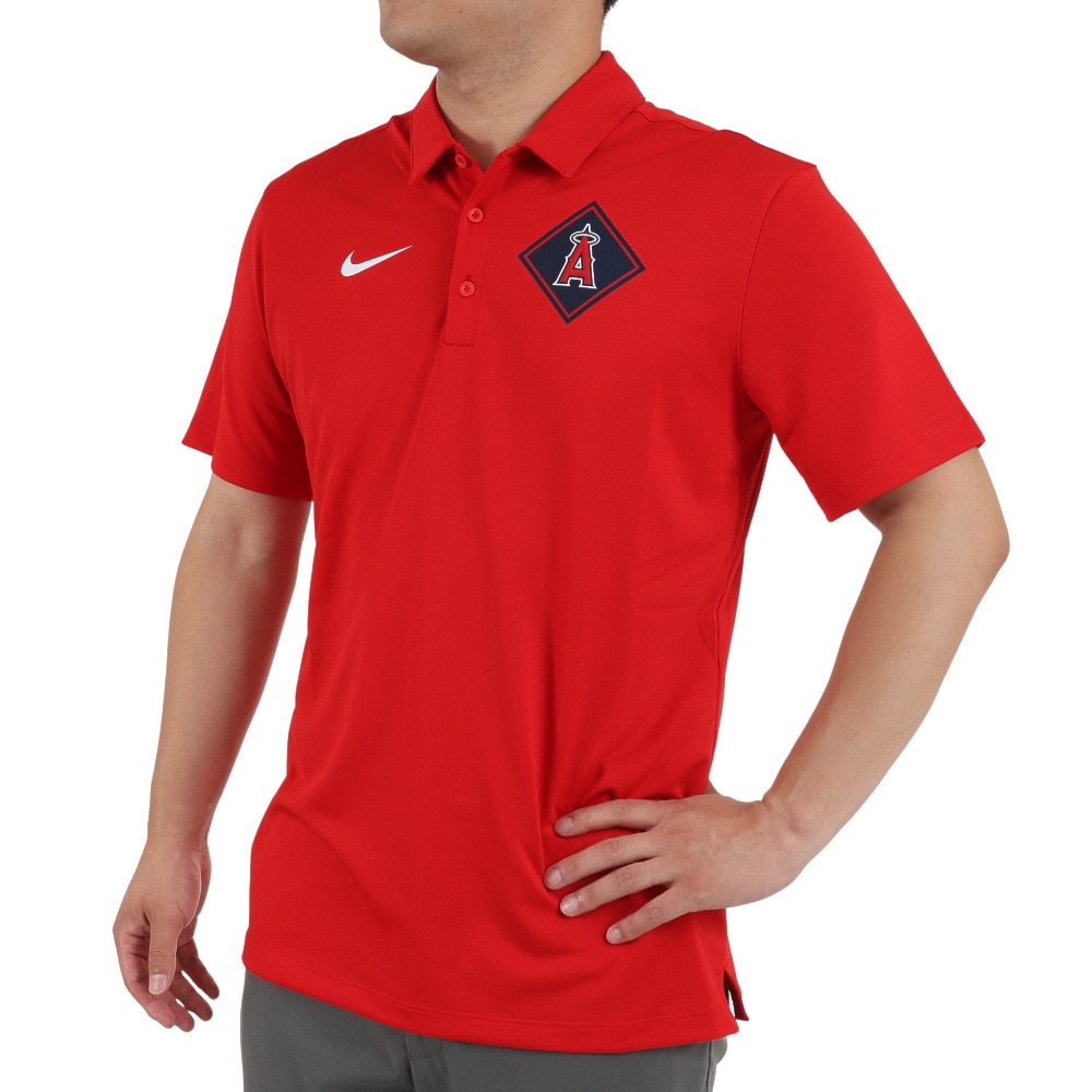 ナイキ|ナイキ(NIKE)(メンズ)ゴルフウェア エンゼルス アイコン 半袖ポロシャツ NKNB-62Q-ANG-OLF - ゴルフ用品はヴィクトリア ゴルフ