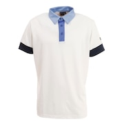 クロススポーツウエア（Cross Sportswear）（メンズ）ゴルフウェア 速乾 BLOCK 半袖 ポロシャツ 1321721-106