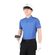 トミーアーマー（Tommy Armour）（メンズ）ゴルフウェア 吸汗 速乾 接触冷感 クール 半袖ジャガード シャツ TATS22S032056 BLU
