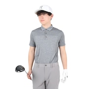 トミーアーマー（Tommy Armour）（メンズ）ゴルフウェア 吸汗 速乾 接触冷感 クール 半袖ジャガード シャツ TATS22S032056 GRY