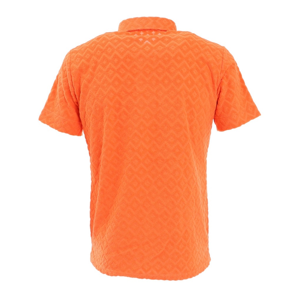 モコ（MOCO）（メンズ）ゴルフウェア パイルジャガード 半袖 ポロシャツ 21-2221341-35