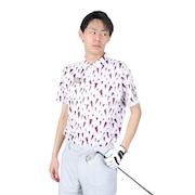 クランク（CLUNK）（メンズ）ゴルフウェア 冷感 吸汗速乾 氷撃グラデMG 半袖ポロシャツ CL5MTG20 PUL.