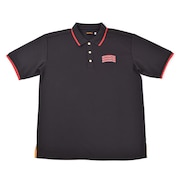 レザレクション（Resurrection）（メンズ）ゴルフウェア 吸水 速乾 トリプルアーチロゴ半袖ポロシャツ PS12-M BK