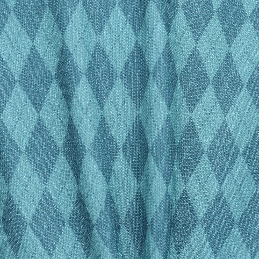 フィドラ（FIDRA）（メンズ）ゴルフウェア 吸水 速乾 アーガイル ボタンダウン半袖 ポロシャツ FD5MTG65 DGRN