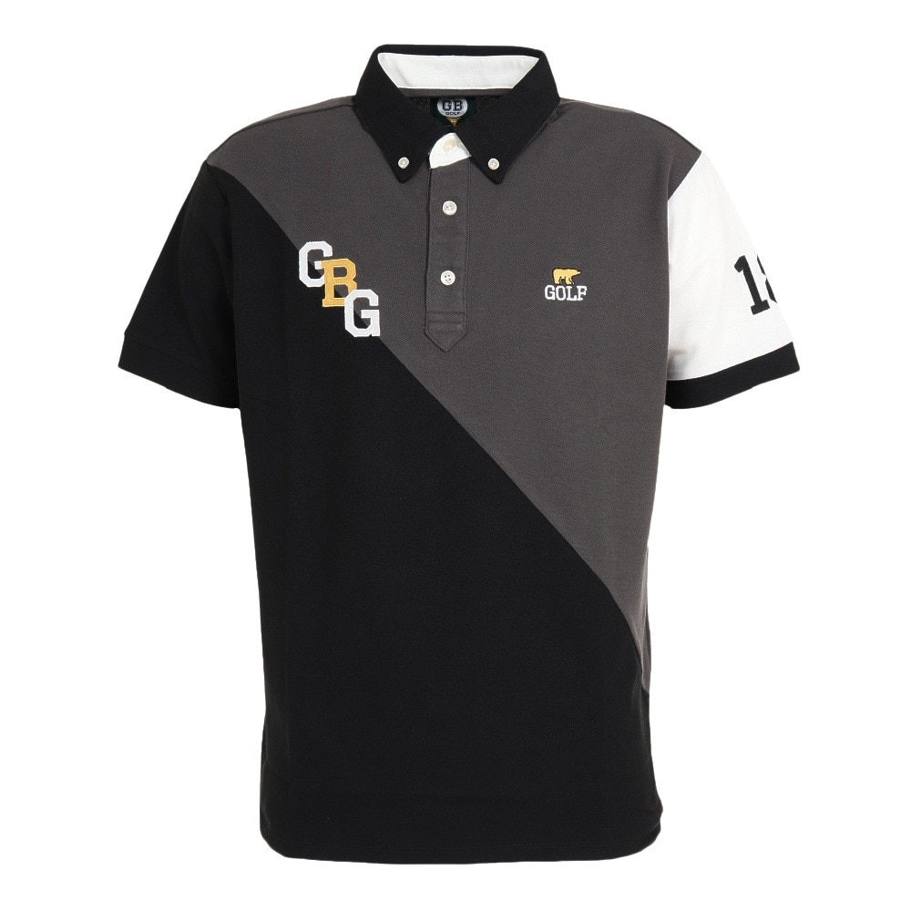 GB GOLF（ゴールデンベア ゴルフ）（メンズ）ゴルフウェア 吸水 速乾 半袖ポロシャツ 311H5501-C90