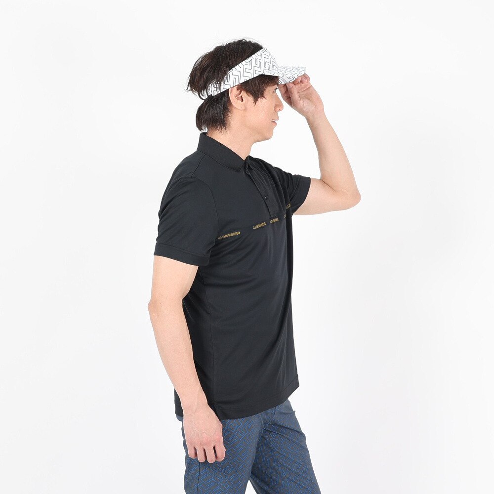 J.LINDEBERG（メンズ）ゴルフウェア 吸水 速乾 ストレッチ Chad Slim Fit 半袖ポロシャツ 071-27840-019★★★