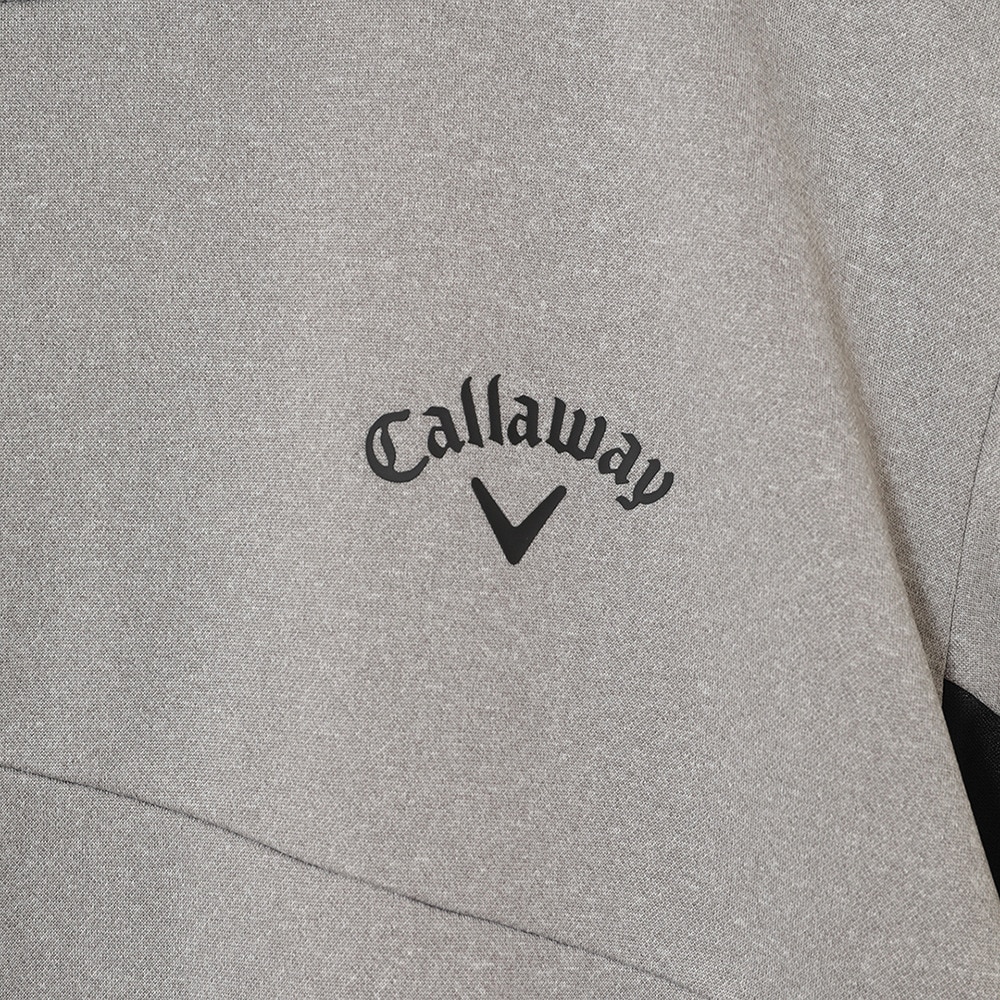 キャロウェイ（CALLAWAY）（メンズ）ゴルフウェア ストレッチ UV 紫外線 UPF50 ストレッチスムース モックネック半袖シャツ C22234101-1022